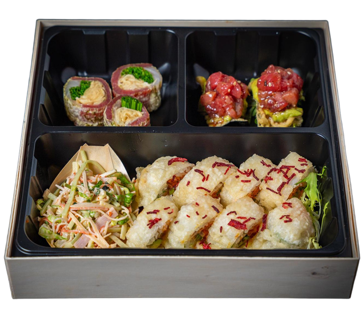 Roasted Shrimp Bento